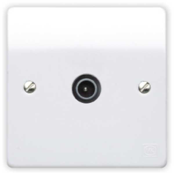 Socket, TV/FM Single Non Isolated, Male