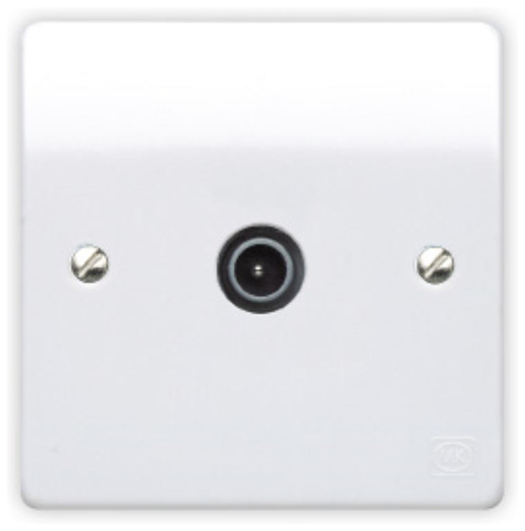 Socket, TV/FM Single Non Isolated, Male