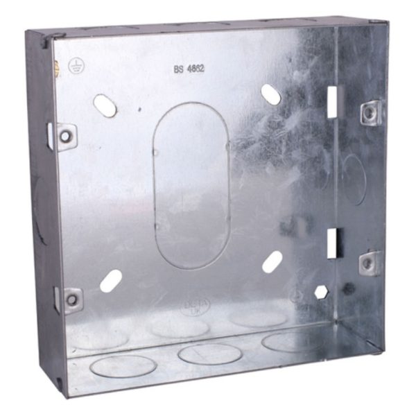 Box, 6/8 Gang Back Flush