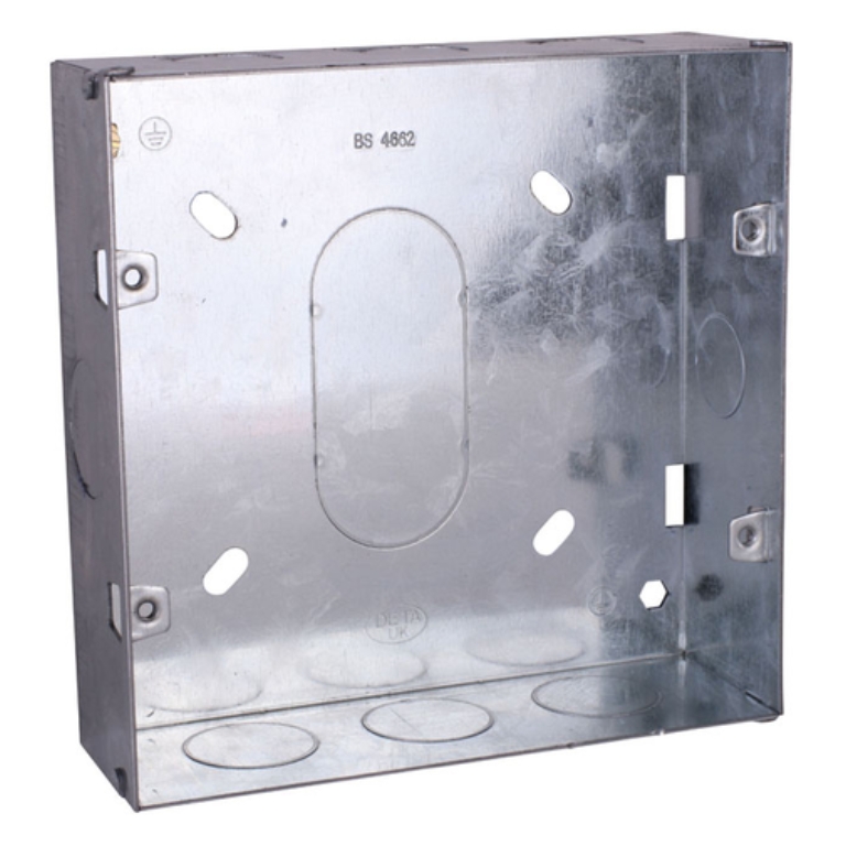 Box, 6/8 Gang Back Flush