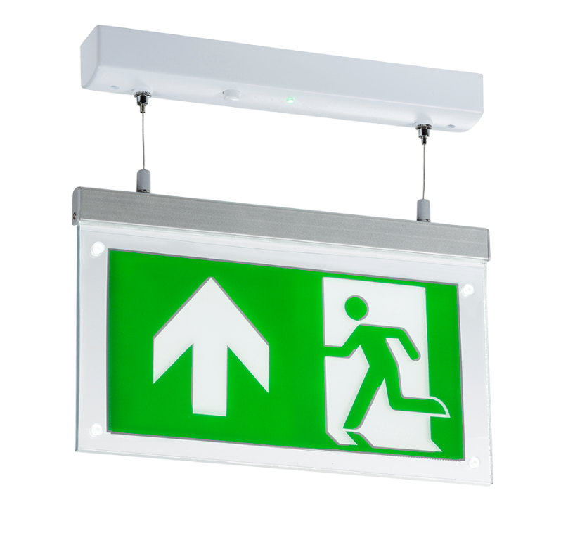 Exit Sign, Suspended LED