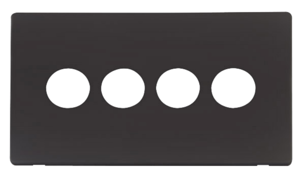Frontplate, 4 Gang Toggle Switch