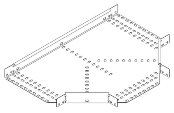 Metsec Light Duty Equal Tee 100mm
