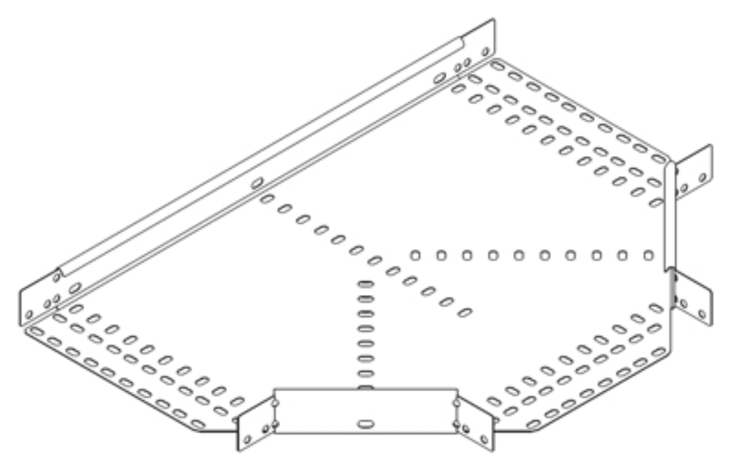 Tee, Equal for Medium Duty Tray