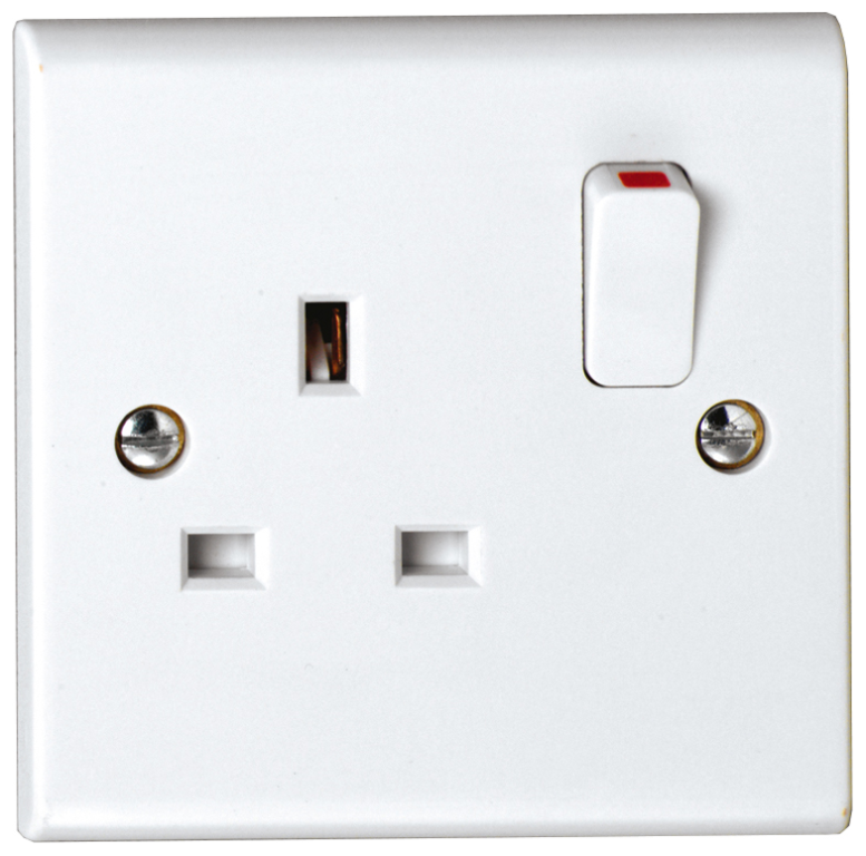 DETA S1207SDP 1 GANG DP SWITCHED SOCKET