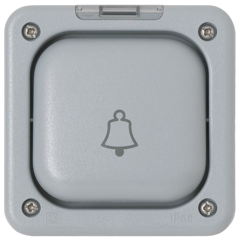 Switch, 1 Gang 2 Way SP Bell IP66