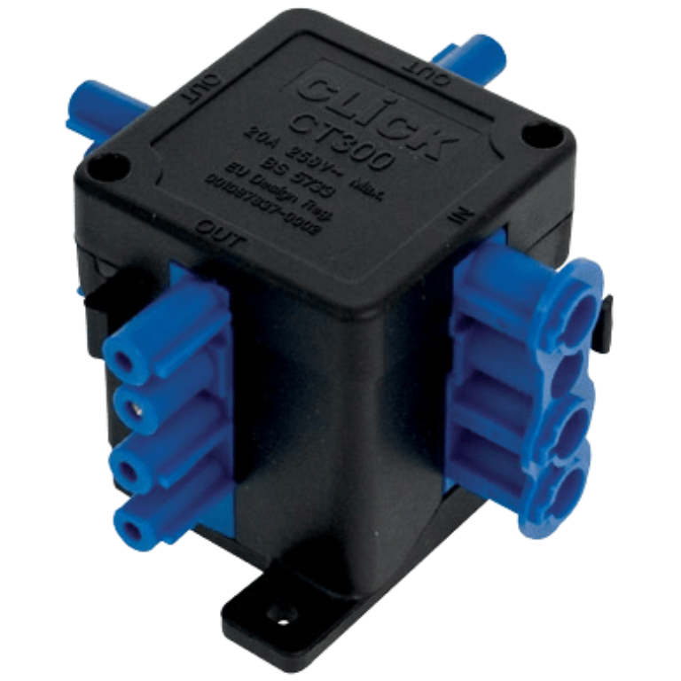 Junction Box, 4 Pin 1 In 3 Out Flow Hub