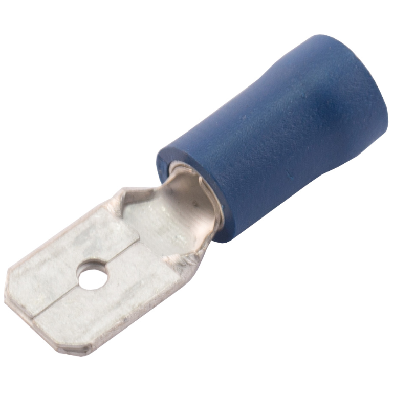 Terminal, Push-On Male Preinsulated, Pack 100