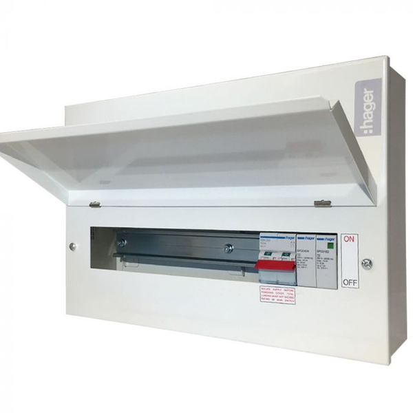 Hager Consumer Unit 18Way 100A c/w SPD Unit