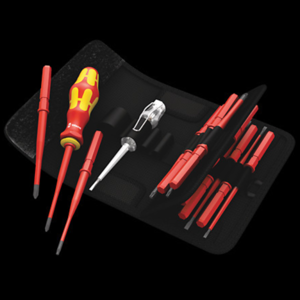 Screwdriver, VDE 16 Extra Slim 1 16 Piece Set, PH PZ PZ/S TX Hook & Loop Strip - Image 4